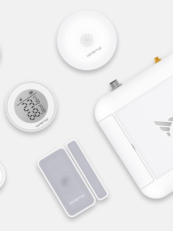 Vanemar Gateway – Fernüberwachung mit Funksensoren