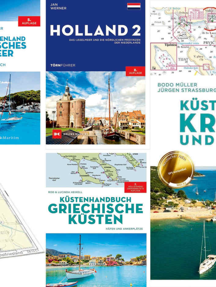 Praktische Törnführer und aktuelle Seekarten zum Saisonstart
