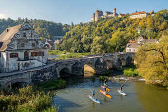 SUP-Tour auf dem Kurvenstar Wörnitz