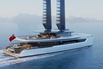 Catamarano Dixon con vele alari inclinabili - aliante motorizzato del futuro?