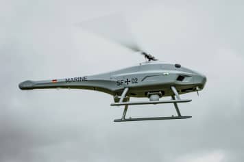Deutsche Marine übt mit Flugdrohnen im Fehmarnbelt