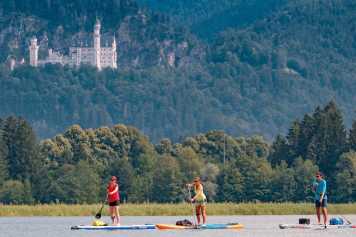 Königliche SUP-Tour mit Schloss Neuschwanstein als Bonus
