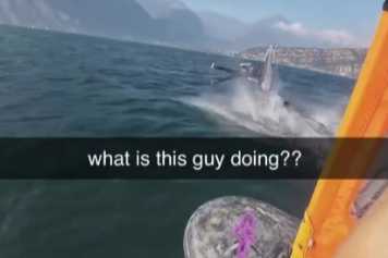 Herber Abgang am Lago