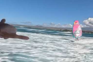Pete Cabrinha ist zurück auf dem Windsurfboard und teilt fantastische Session mit Robby Naish
