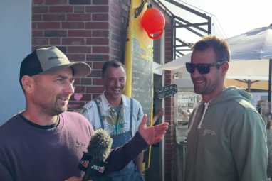 Entlang der Sylter Strandpromenade mit Ben Proffitt (Windsurf World Cup Sylt 2025)