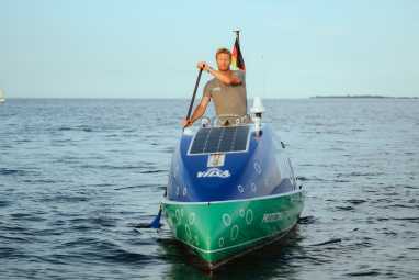 Shortly before the start of the Atlantic crossing by SUP - three questions for Michael Walther