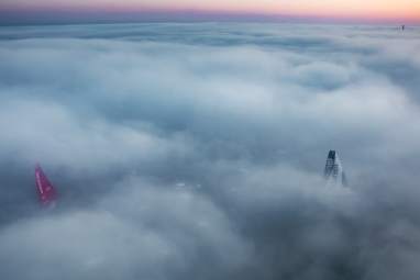 Fog - how clouds form on the water