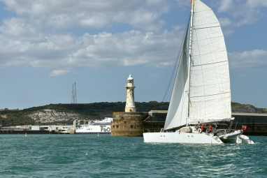 First sailing ferry commutes between England and France