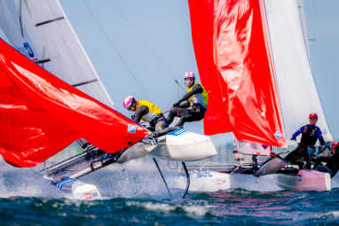 Furious fjord finale on the water - and on land