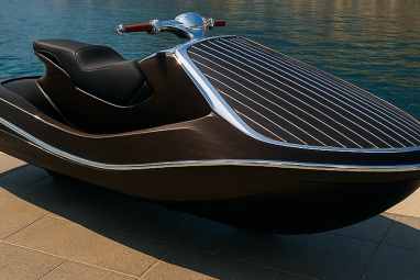 Quiet fun device made of carbon and precious wood