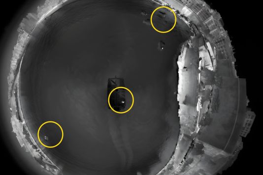 360-Grad-Kamera für Rundumsicht zu jeder Zeit