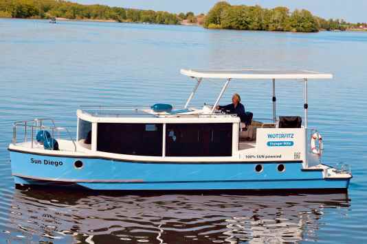 German solar boat provides proof of maritime self-sufficiency