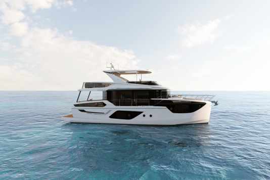 Yacht mit Ausblick