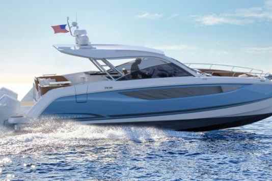 Power catamaran with many facets