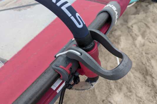 New boom front pieces at GunSails - up to 200 grams lighter