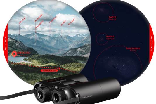 Dank Augmented Reality zeigt das Fernglas von Unistellar wo es langgeht