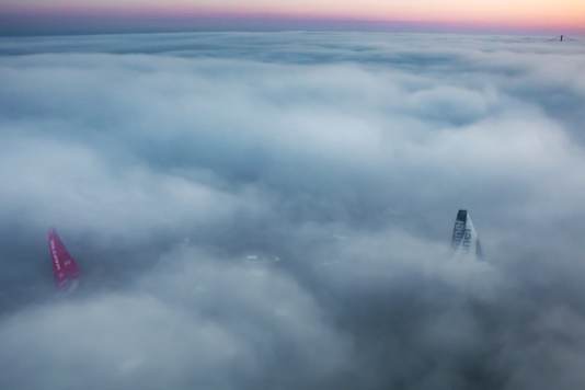 Fog - how clouds form on the water