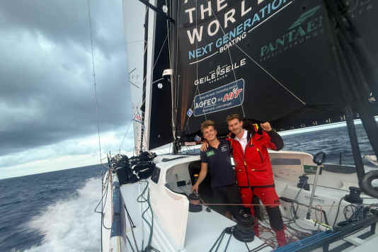 The 10-minute podium thriller - Burke and Fink with a silver coup