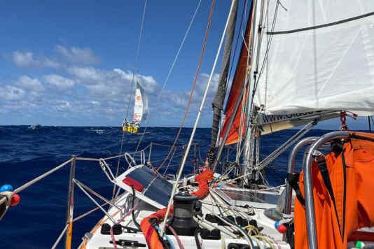Man overboard and rough conditions off South Africa