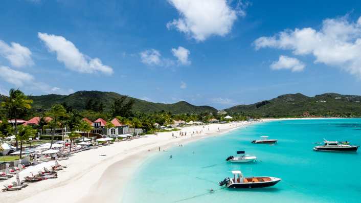 St. Barth advertises with festivals and luxury shopping