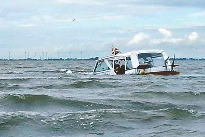 "Help, we're sinking!"