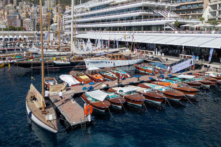 Classic car meeting in Monegasque