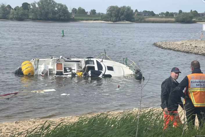 Außenborder geklaut, Boot gesunken