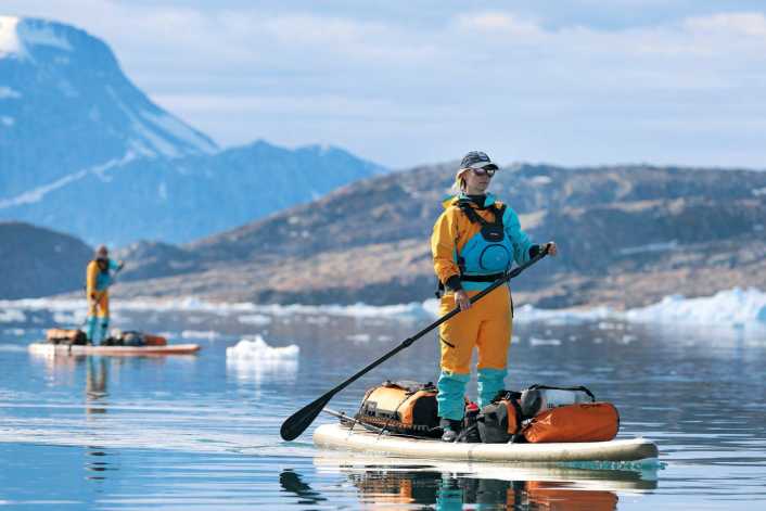 SUP-Abenteuer zwischen Eisbären und Eisbergen