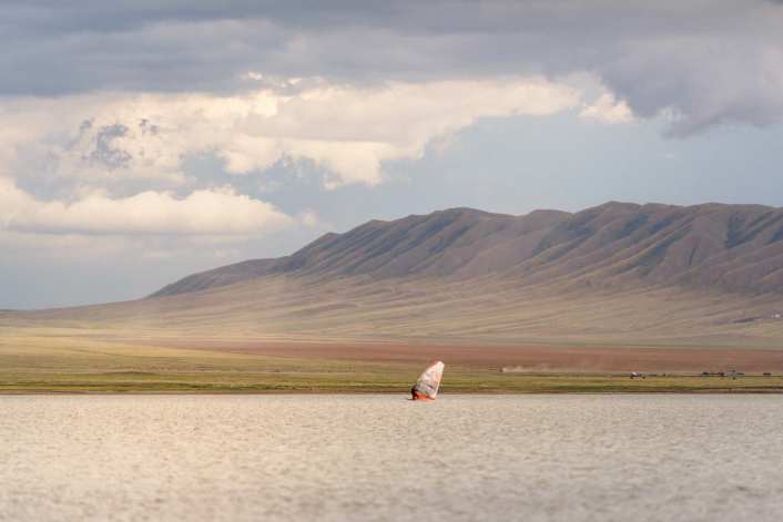 Windsurfen in Kasachstan