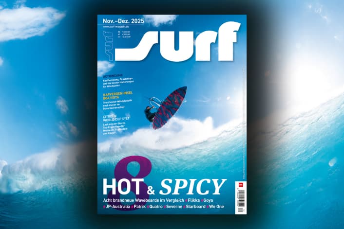 Surf 11-12/2025 ist da - mit Waveboard-Test, Action-Cams und vielem mehr