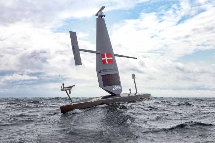 Unusual AIS contact, sailing drones monitor shipping lanes in the Skagerrak and Kattegat