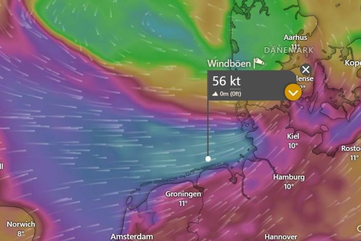 Storm depression brings first strong autumn storm