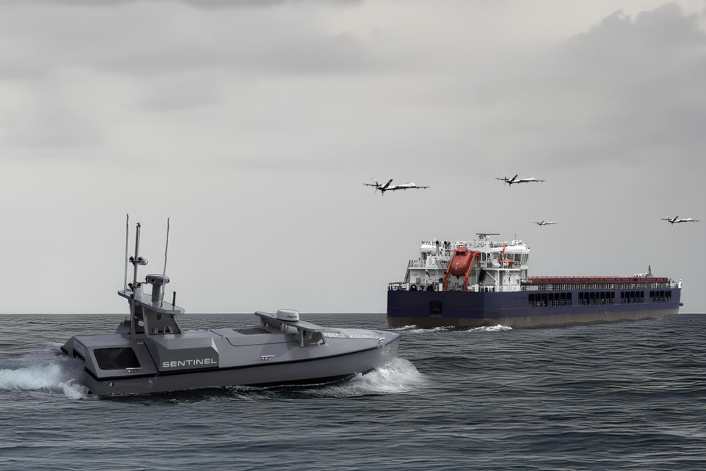 Wasserdrohnen sollen Frachter beschatten und Flugobjekte erkennen