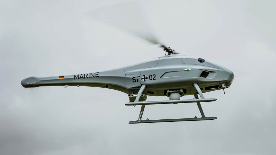 Deutsche Marine übt mit Flugdrohnen im Fehmarnbelt