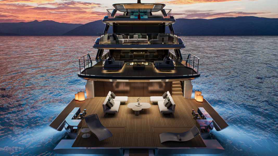 Alu-Riese mit Mezzanin-Deck