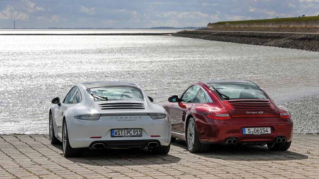 Porsche Targa 4S (997) vs. Porsche Carrera 4 (991) – Skydriving