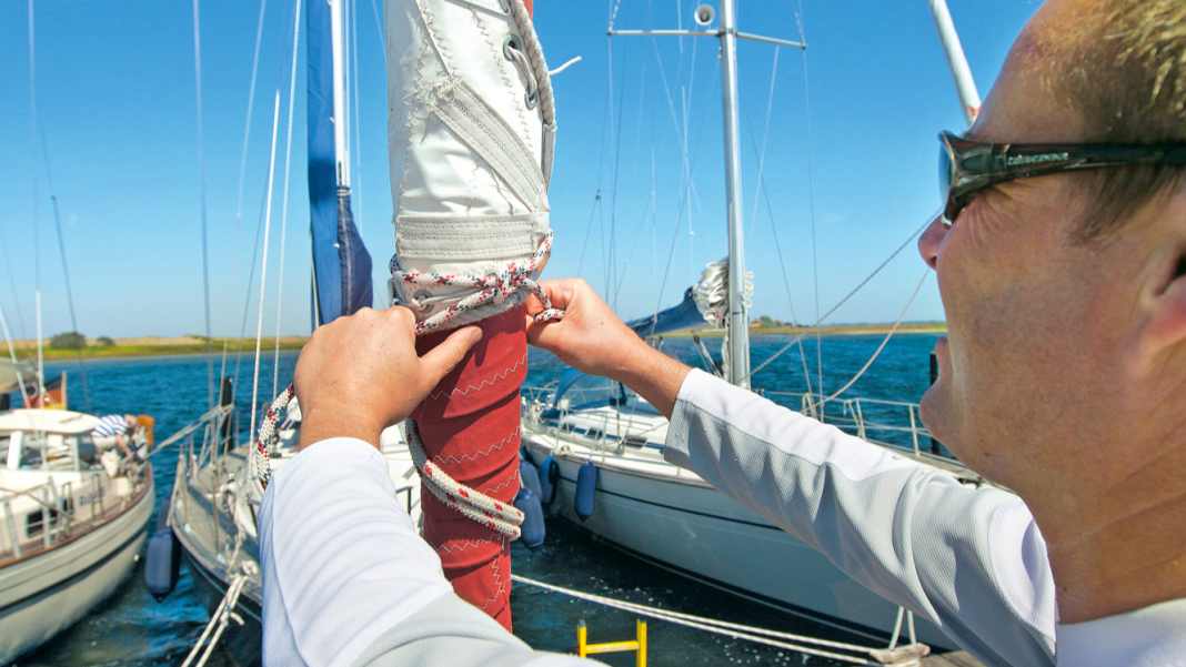 Who is responsible for the yacht in the harbour?