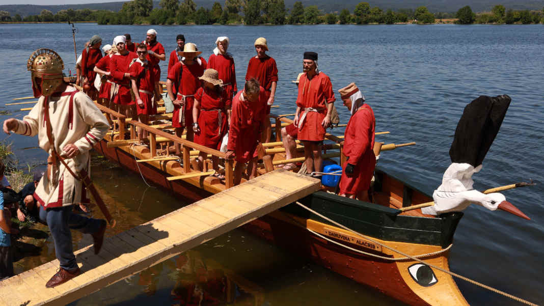 2.000 km en bateau romain jusqu'à la mer Noire