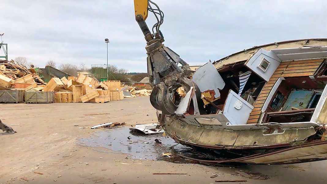 La France montre comment recycler les bateaux