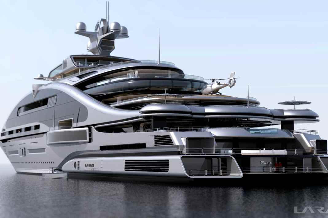 Projekt mit Pool-Landschaft