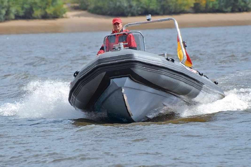 Boat test - Inflated grey import