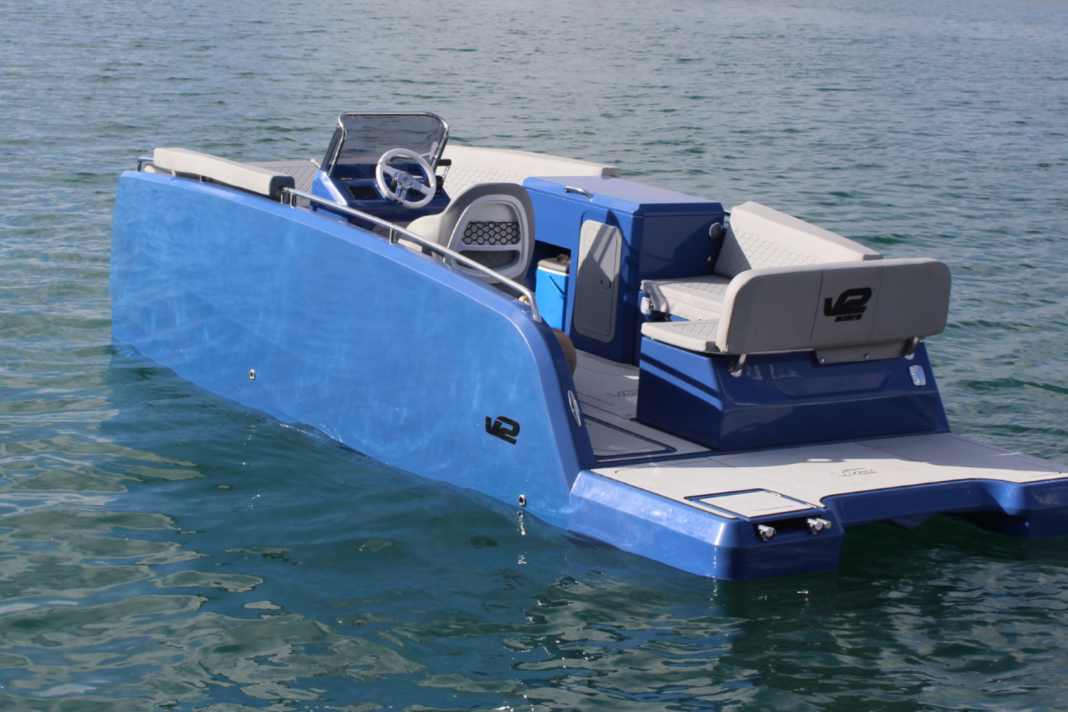 Roboter schichtet Sechs-Meter-Kat in einem Durchgang auf