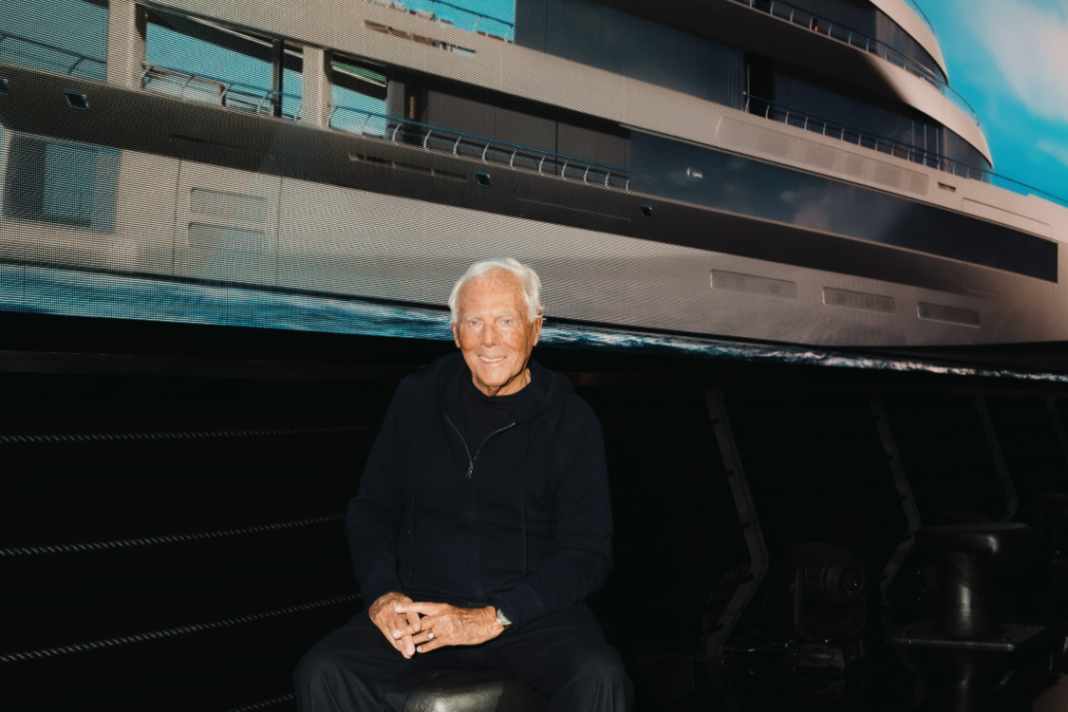 Giorgio Armanis erster und letzter Yachtentwurf