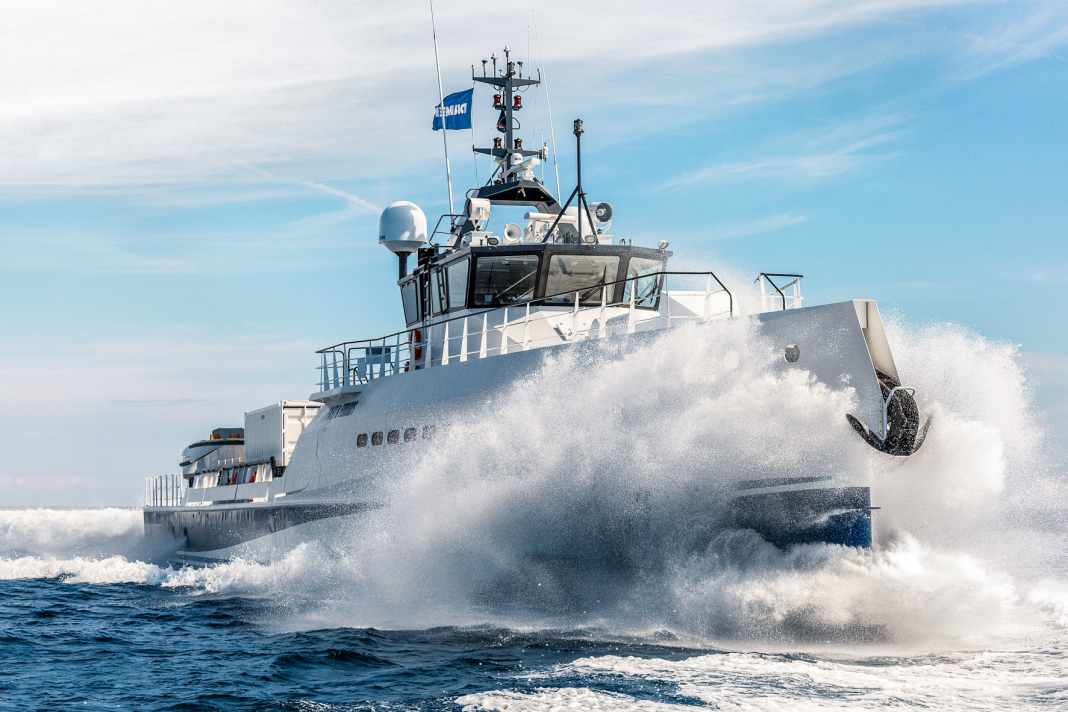 Versorgungsschiff von Damen Shipyards setzt Statement