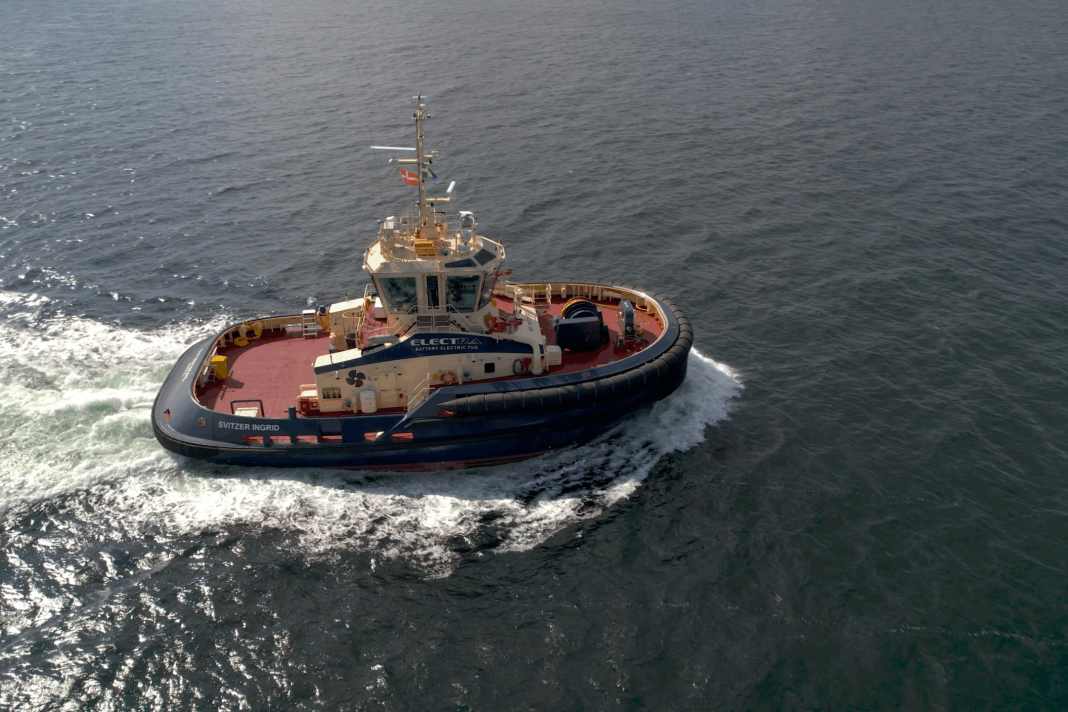 Denmark's first electric tugboat christened