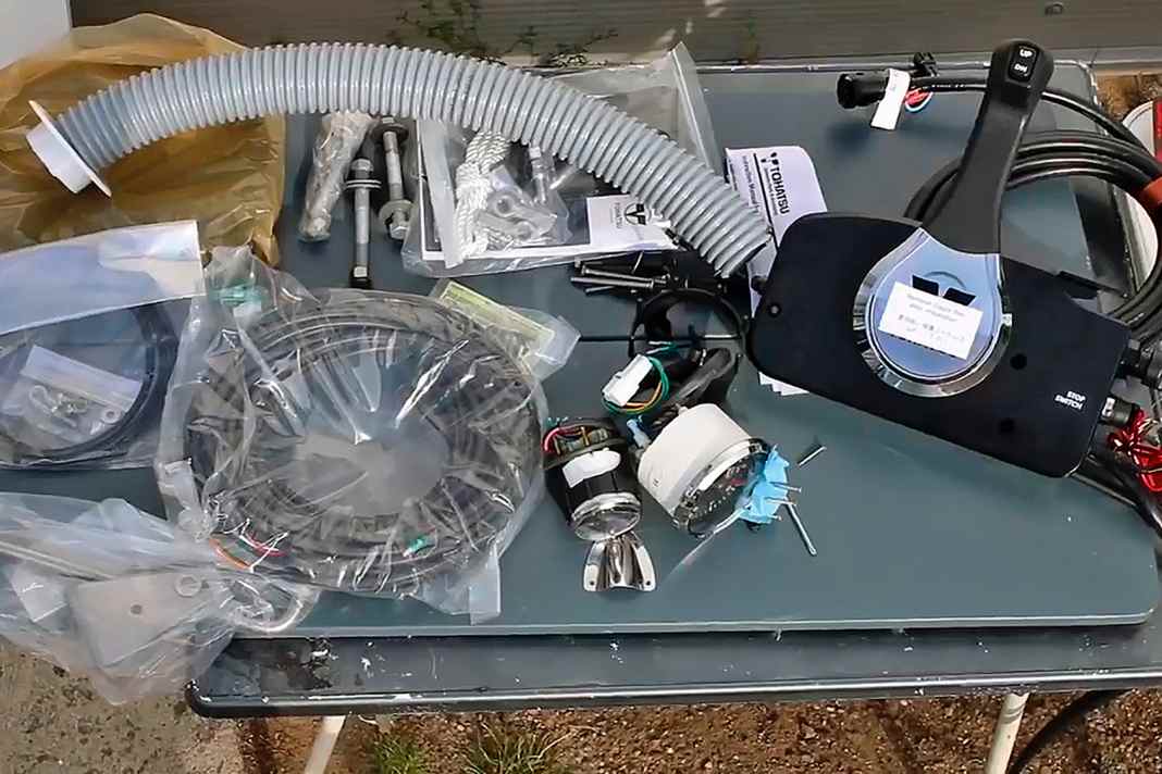 How to route battery cables, gear cables and steering cables