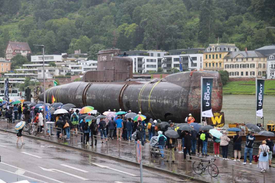 U-Boot-Transport auf dem Neckar