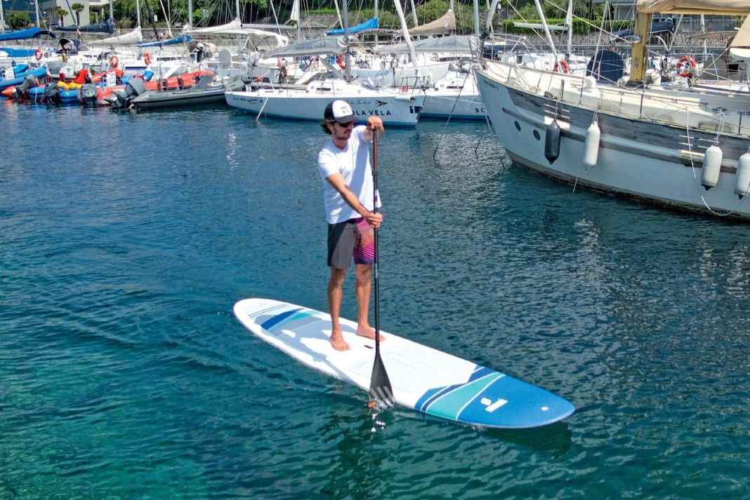 Electric hardboard Tahe E-Breeze Performer 11'6" x 32.5" in test