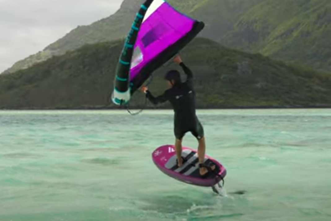 Der Upwind 360 Whipped beim Wingfoilen