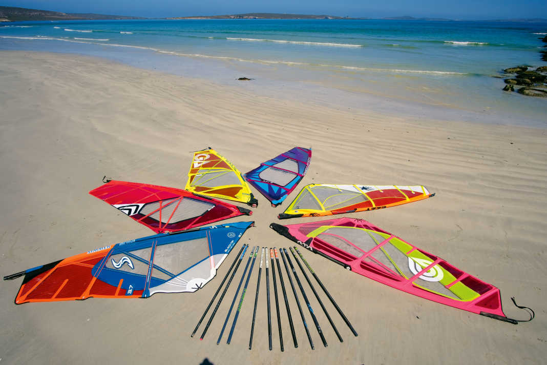 Wave sail 3.7 with different masts